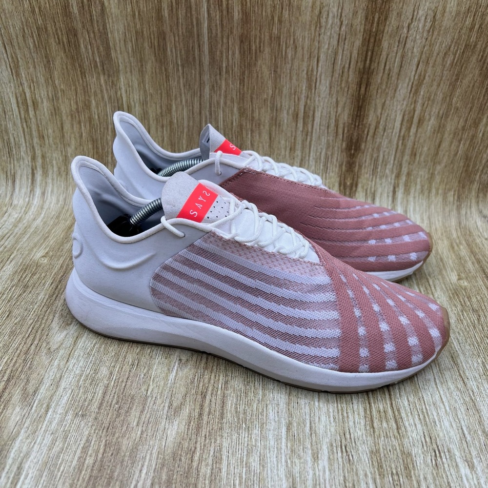 Saysh One Lifestyle Sneakers Women's Size 9 Heather Rose White Allyson Felix
